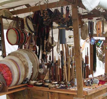 Musikinstrumente Ton in Ton